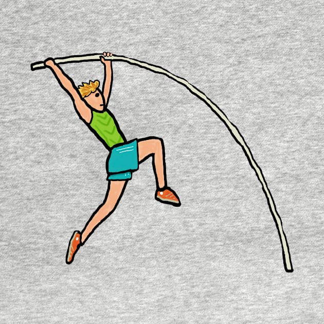 Pole Vaulting by Mark Ewbie